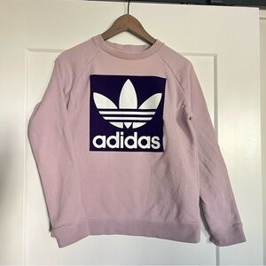 adidas Originals Women's Trefoil Sweatshirt in "Soft Vision" - Size M
